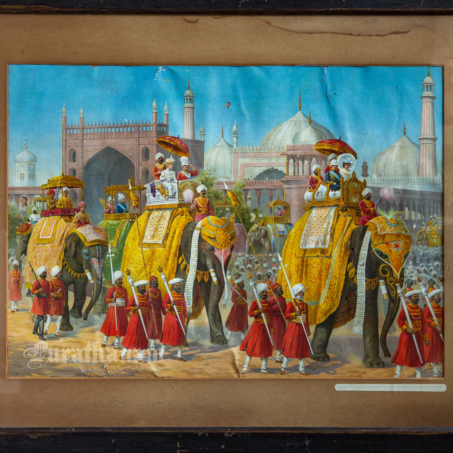 Delhi Durbar 1903 - Chromolithograph Print, London