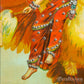 Vishnu Garudwahan by Ravi Varma  - Embellished Lithograph Print