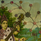 Saraswati by Ravi Varma - Embellished
