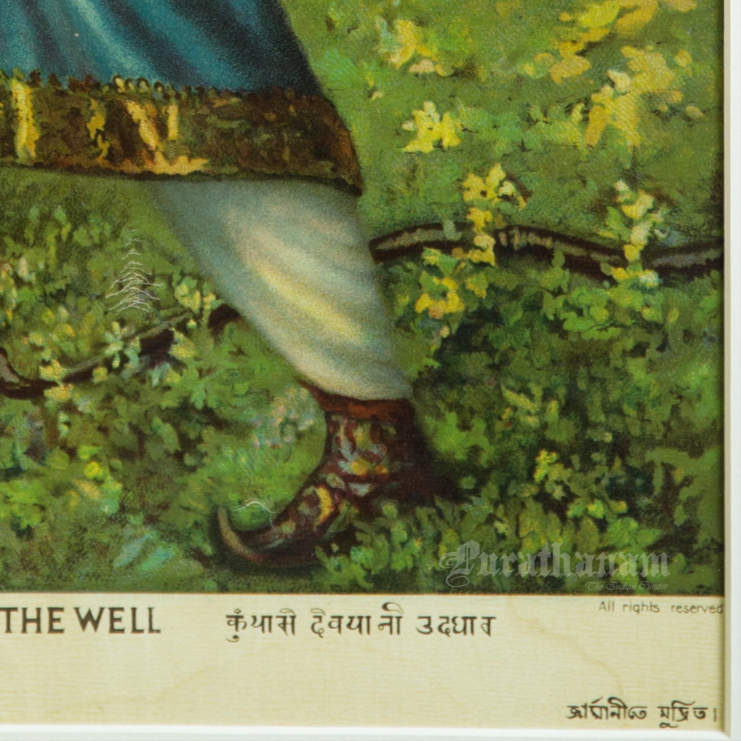 Devajani Rescued from Well by B. P. Banerjee- Germany Print