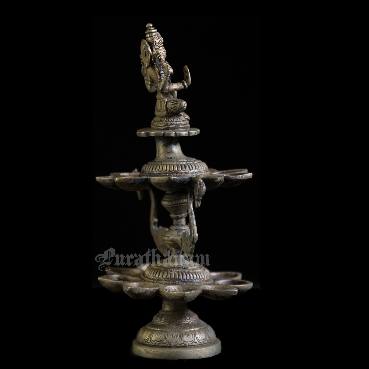 Lakshmi Two Layered Brass Deepam