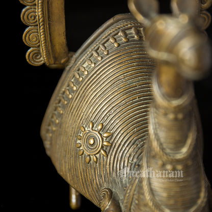 Vintage Brass Camel Book ends
