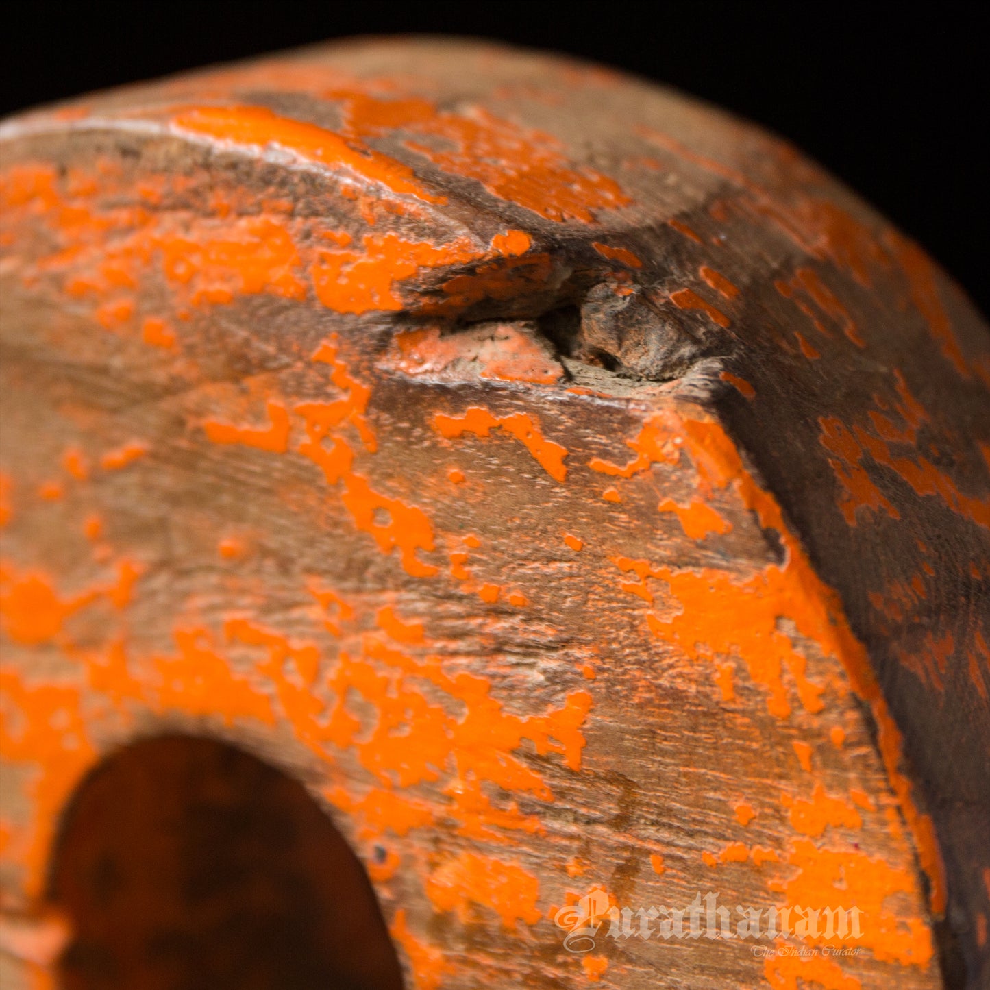 Damachiya Wheel on Stand (Orange)