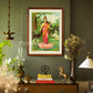 Lakshmi - Oleograph Print (Ravi Varma)