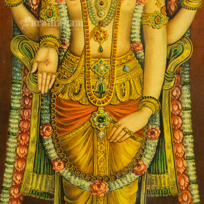 Thirupathi Venkateswarar  - Oleograph Print