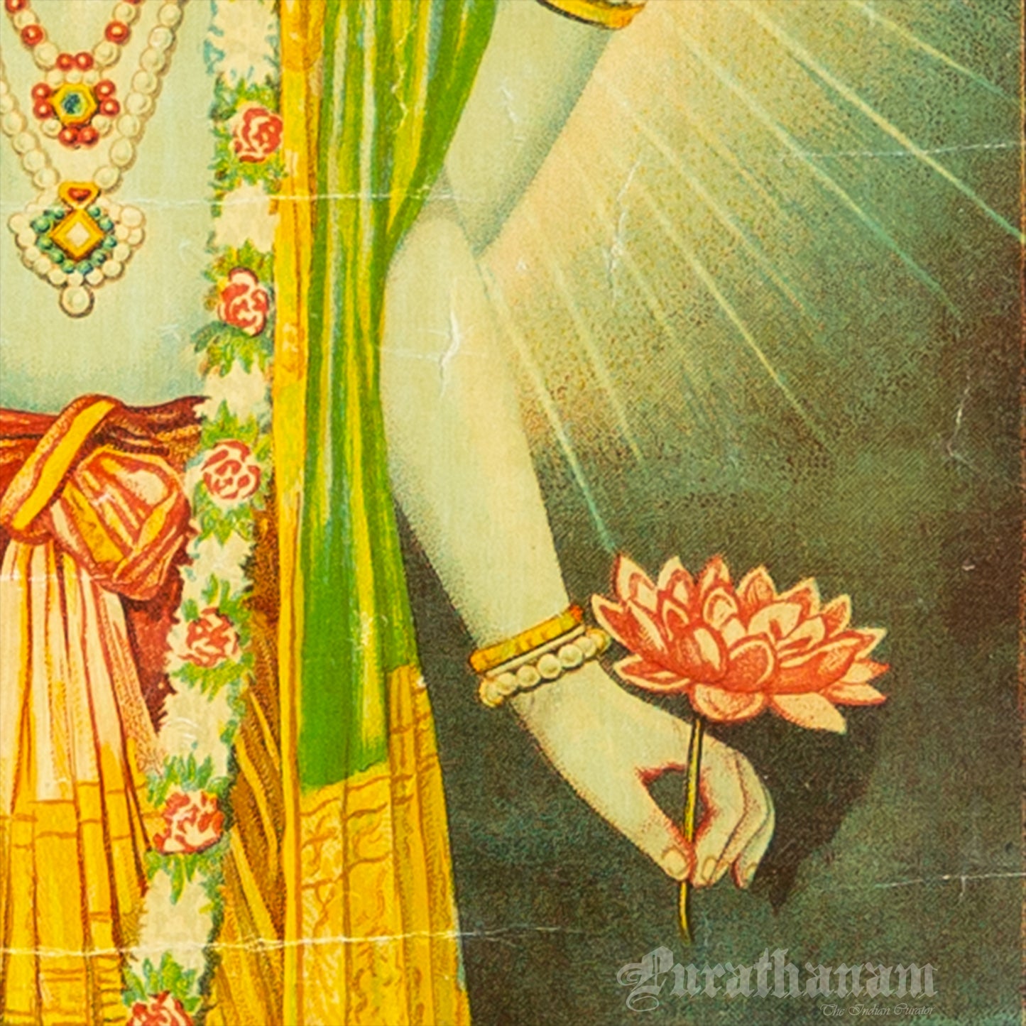 Vishnu  - (Oleograph Print)