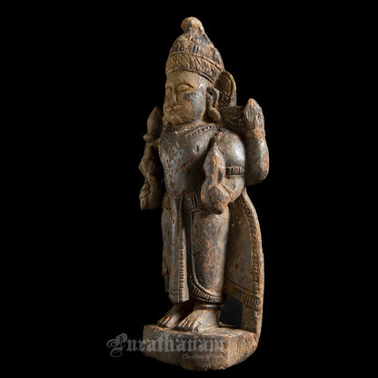 Vishnu Wooden Sculpture