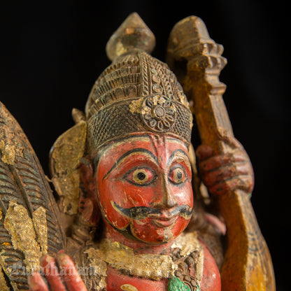 Gandharva wooden Sculpture