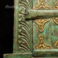 Turquoise Brass embellished Window