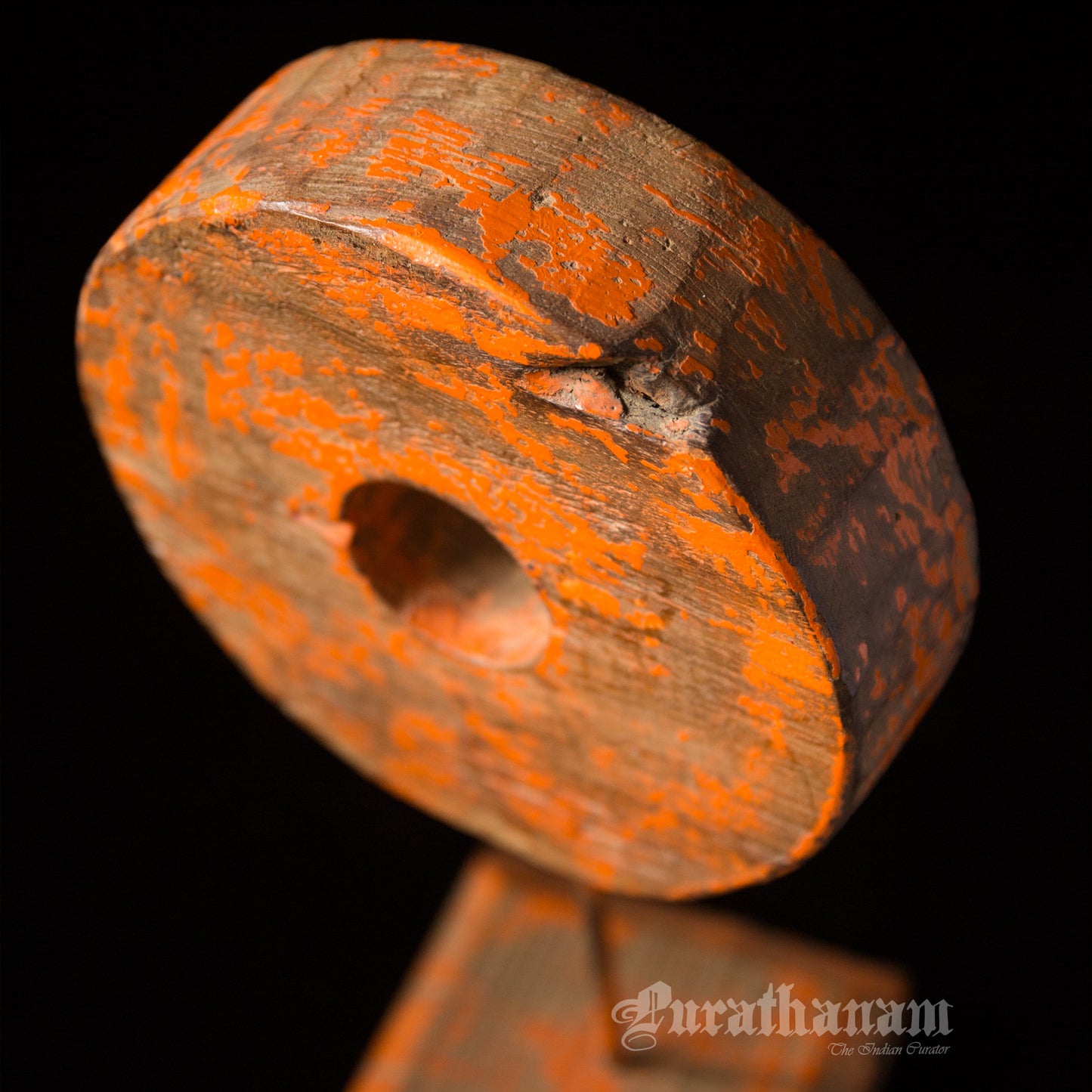 Damachiya Wheel on Stand (Orange)