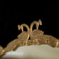 Oval Brass Mirror