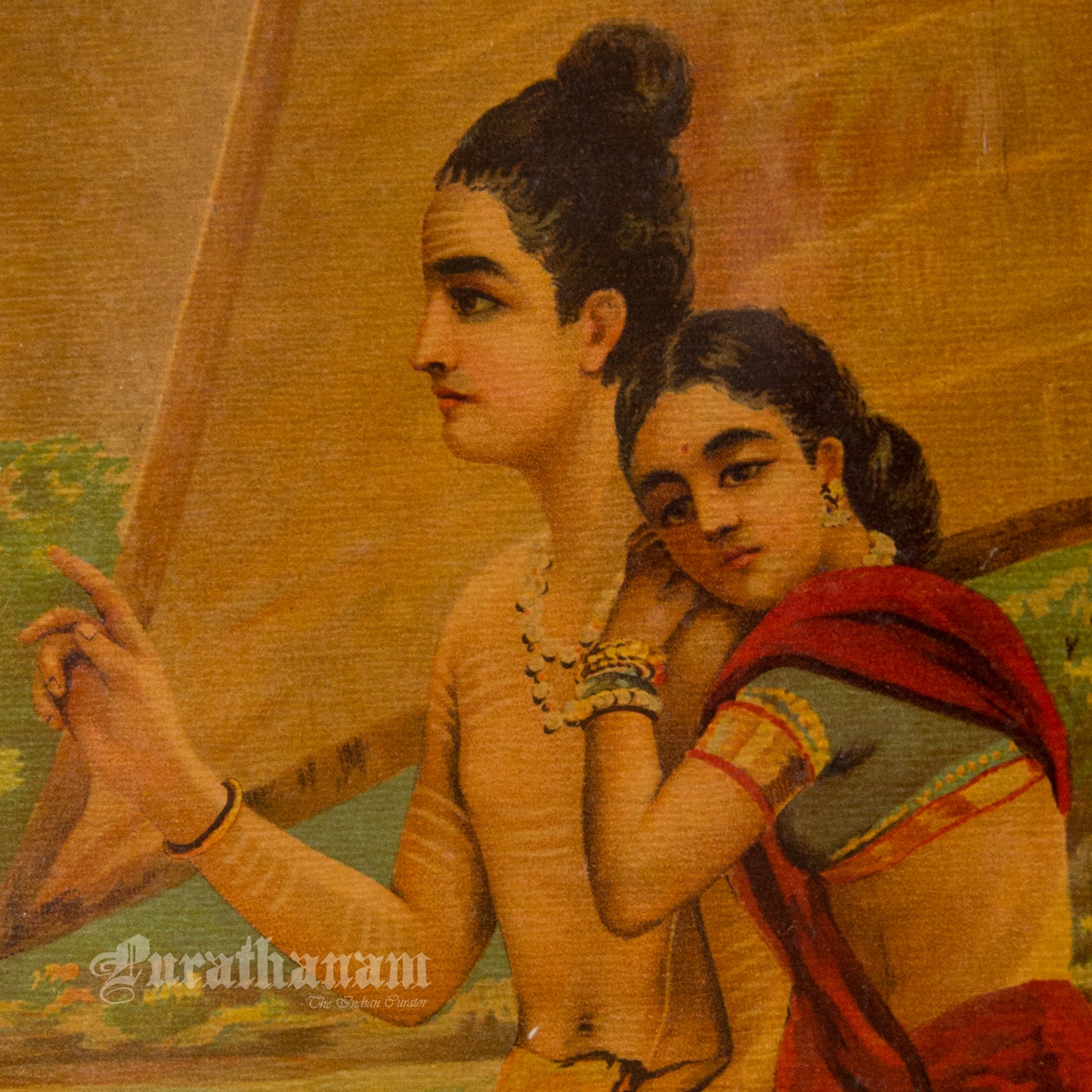 Ram Sita Lakshman In Kewat's Boat