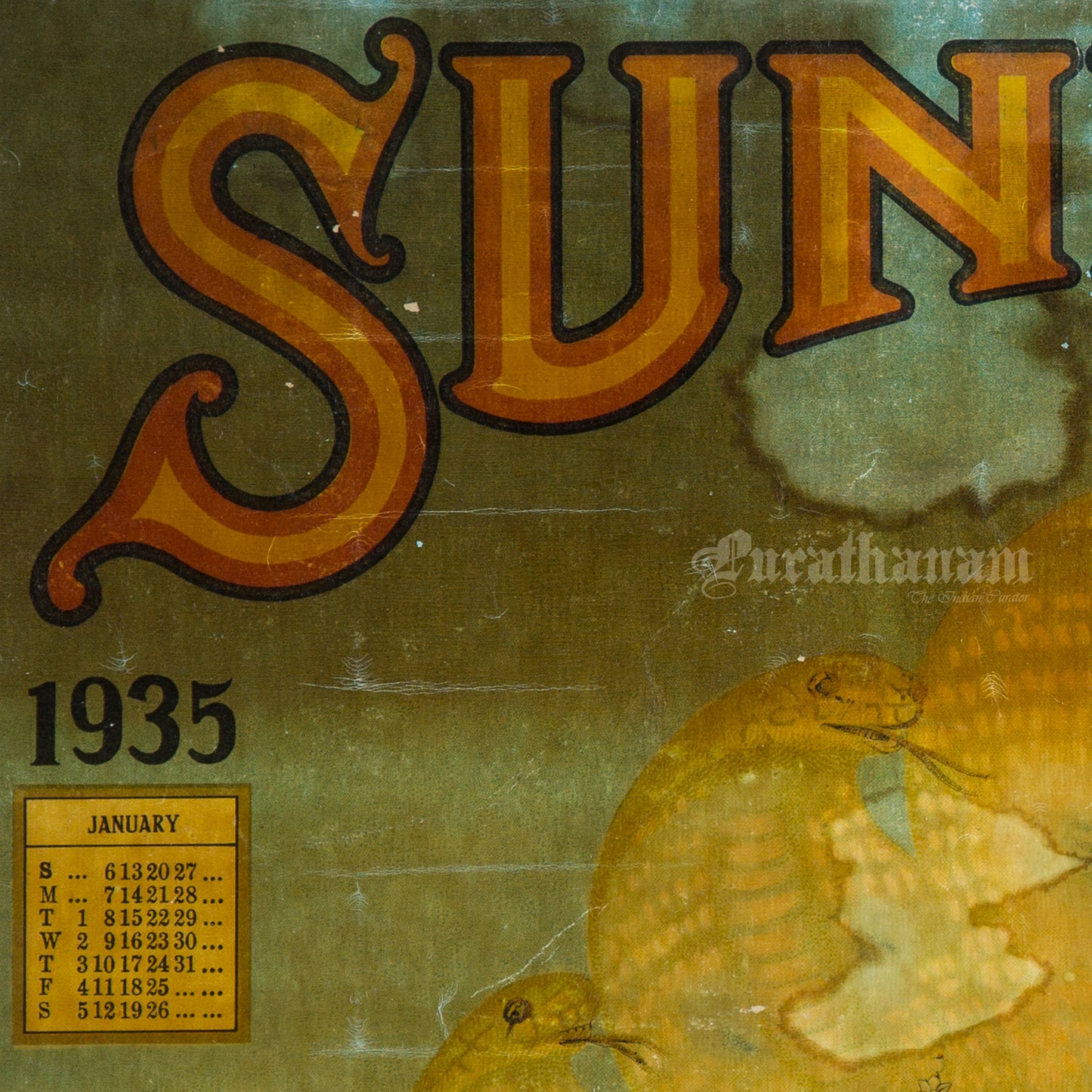 Shesh Narayan - Sunlight Soap Poster & Calender (1935)