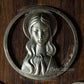 St. Francis de Sales, blessed Virgin Mary and Black Madona with Child wall plaque