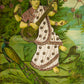 Saraswati by Ravi Varma - Embellished