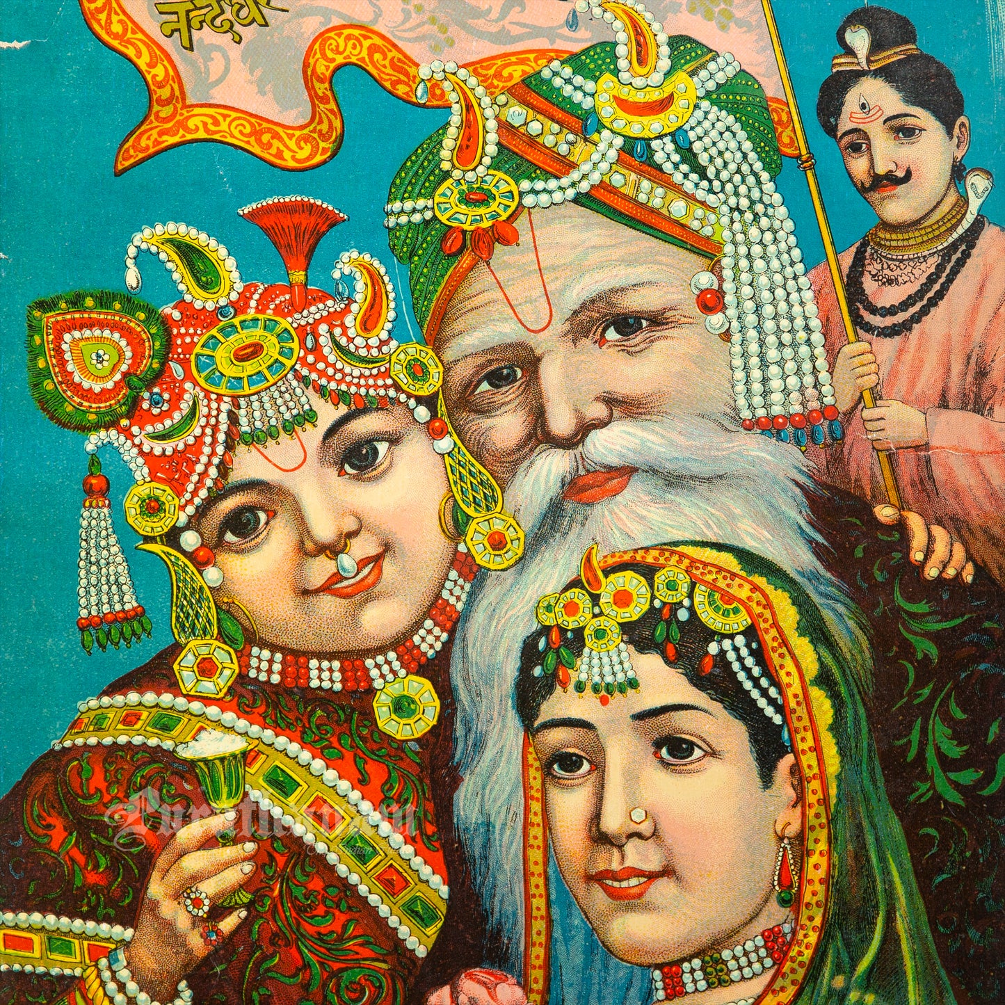 Nandhbaba - Chromolithograph Print