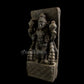Vishnu wood carved wall panel