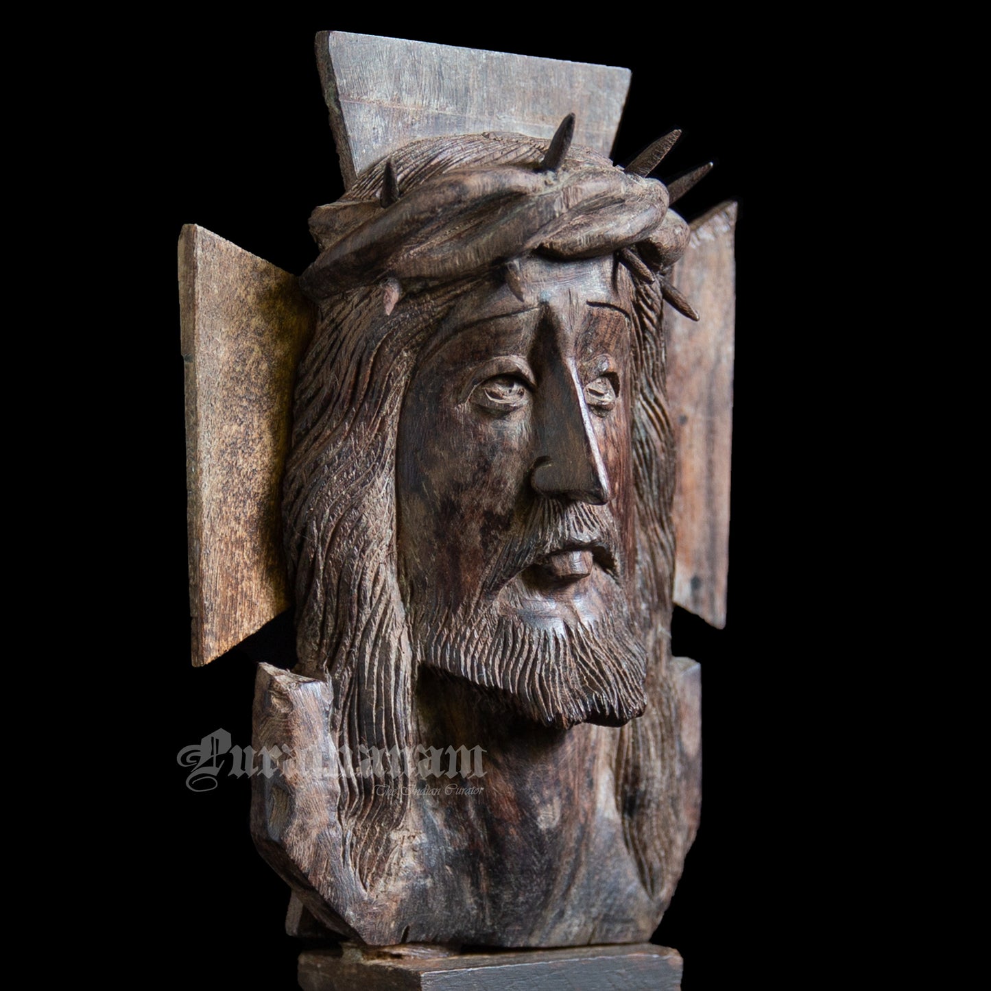 Christ Head - Rose Wood (Large)