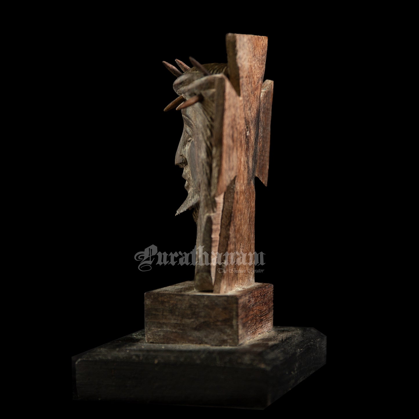 Christ Head - Rose Wood (Small)