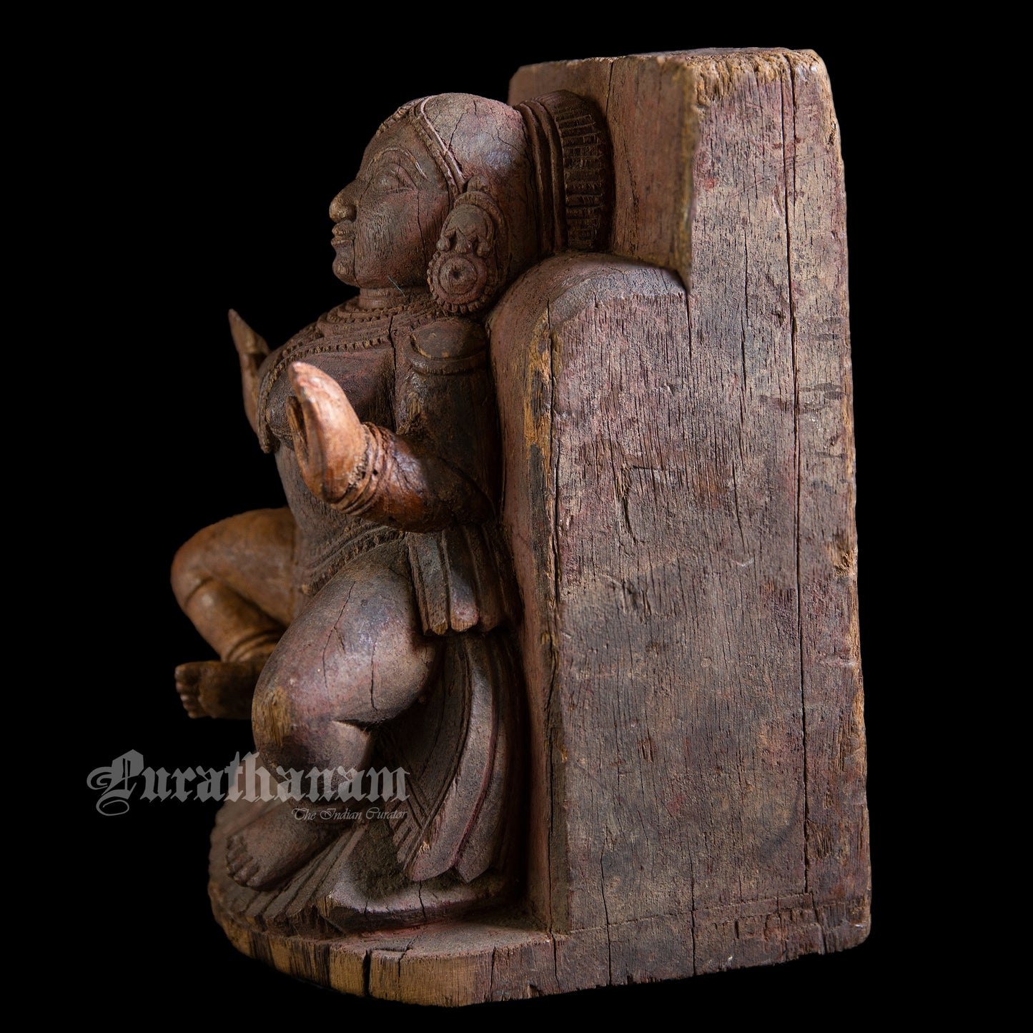 Apsaras Wooden Sculpture