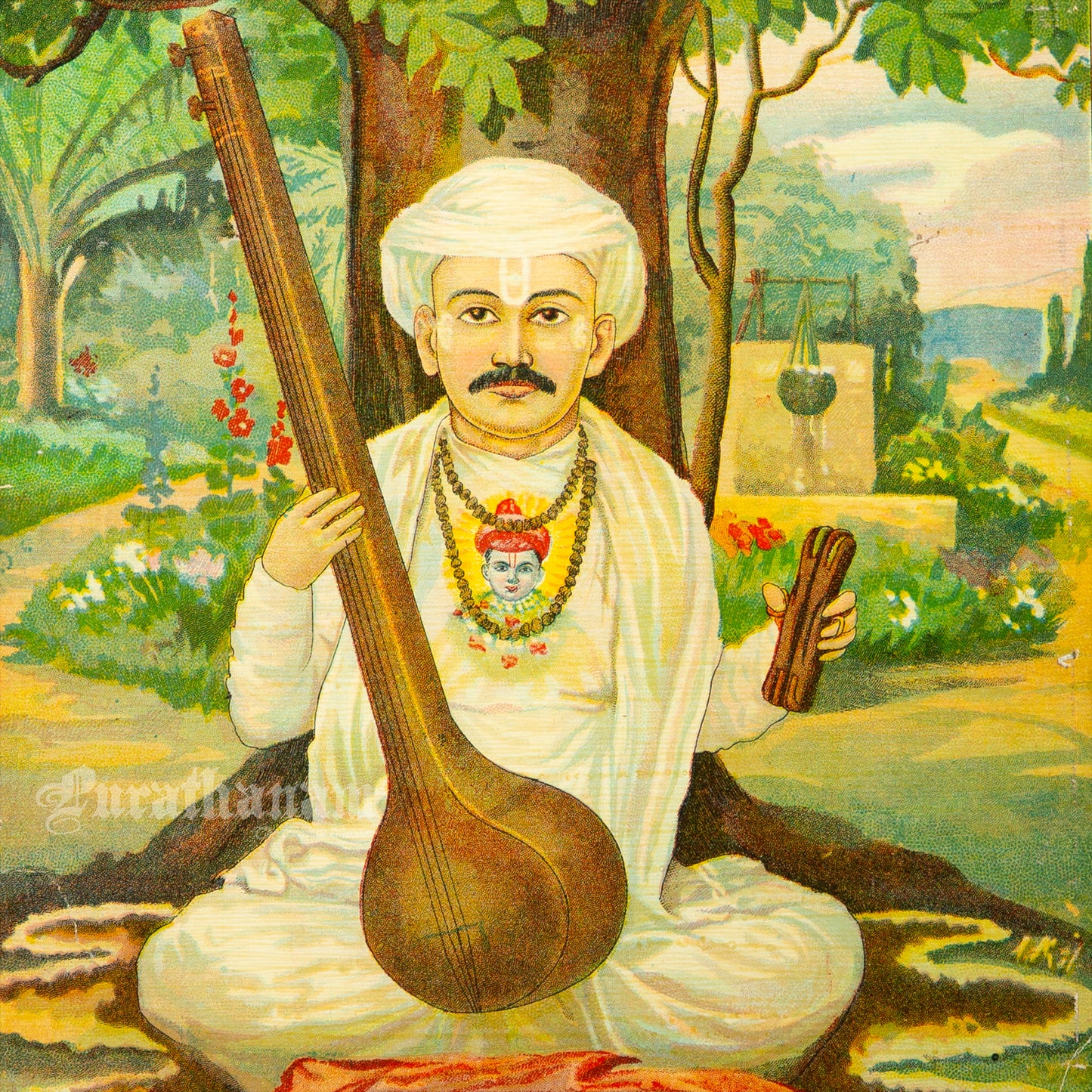 Thukkaram Maharaj - Chromolithograph Print