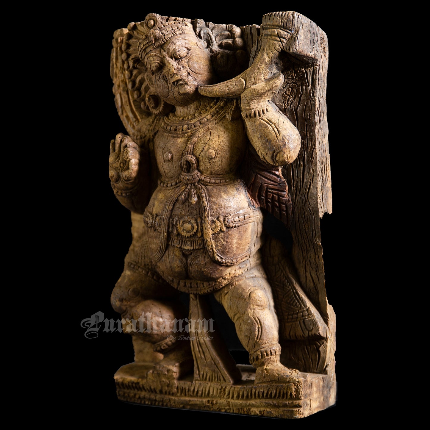 Dwarapalaka wooden Sculpture