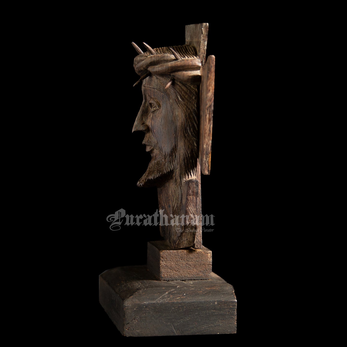 Christ Head - Rose Wood (Large)