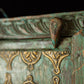 Turquoise Brass embellished Window