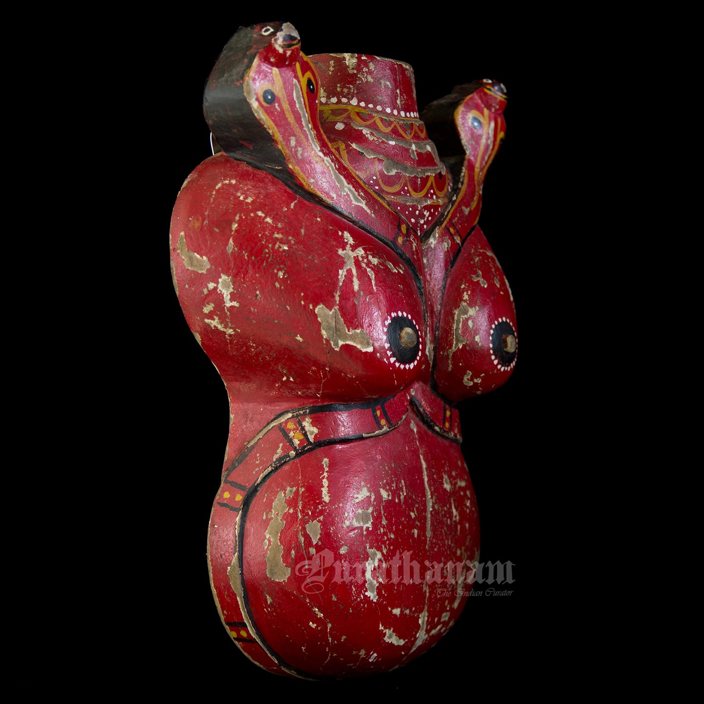 Theyyam Wooden Breast Plate