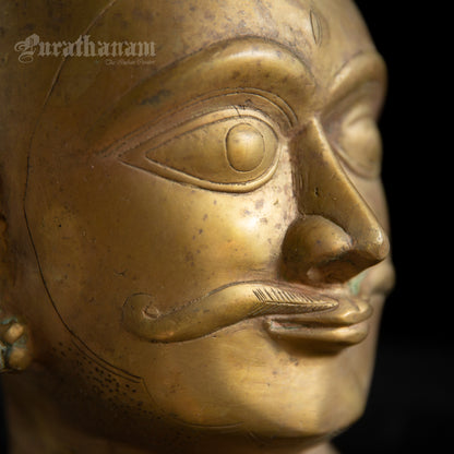 Bhairava Gauri Heads - Brass