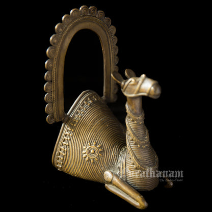 Vintage Brass Camel Book ends