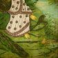 Saraswati by Ravi Varma - Embellished