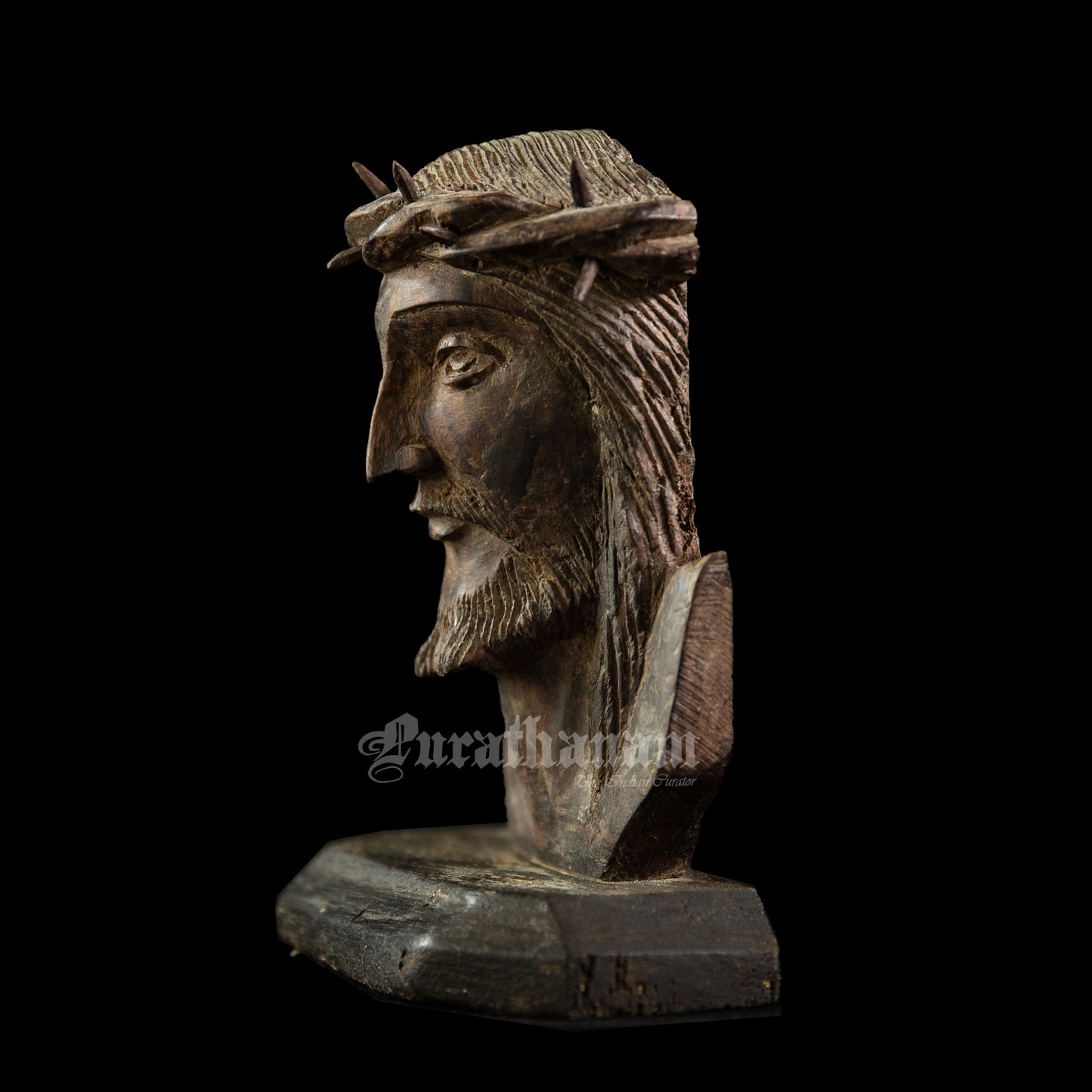 Christ Head - Rose Wood (Small)