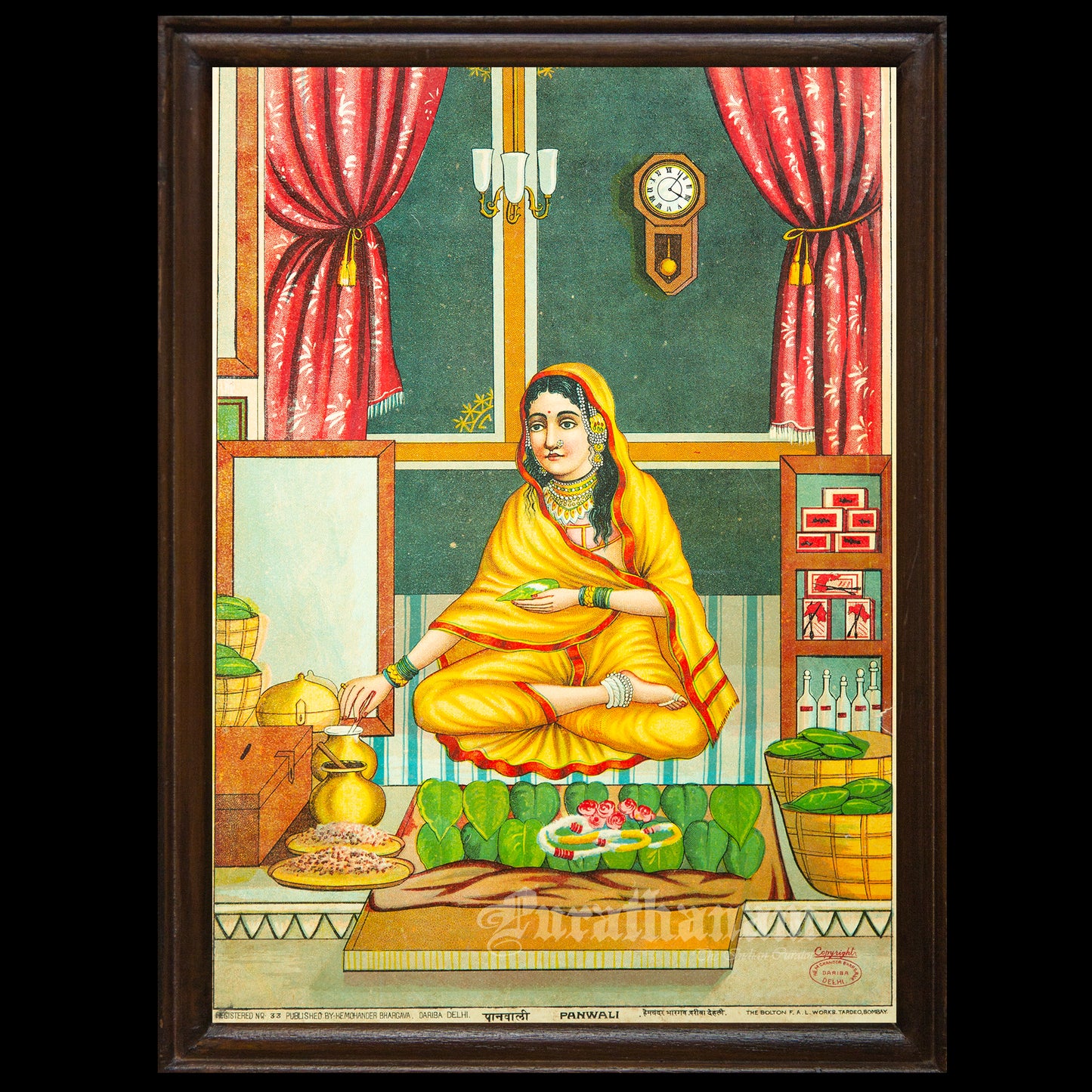 Panwali  - Chromolithograph Print