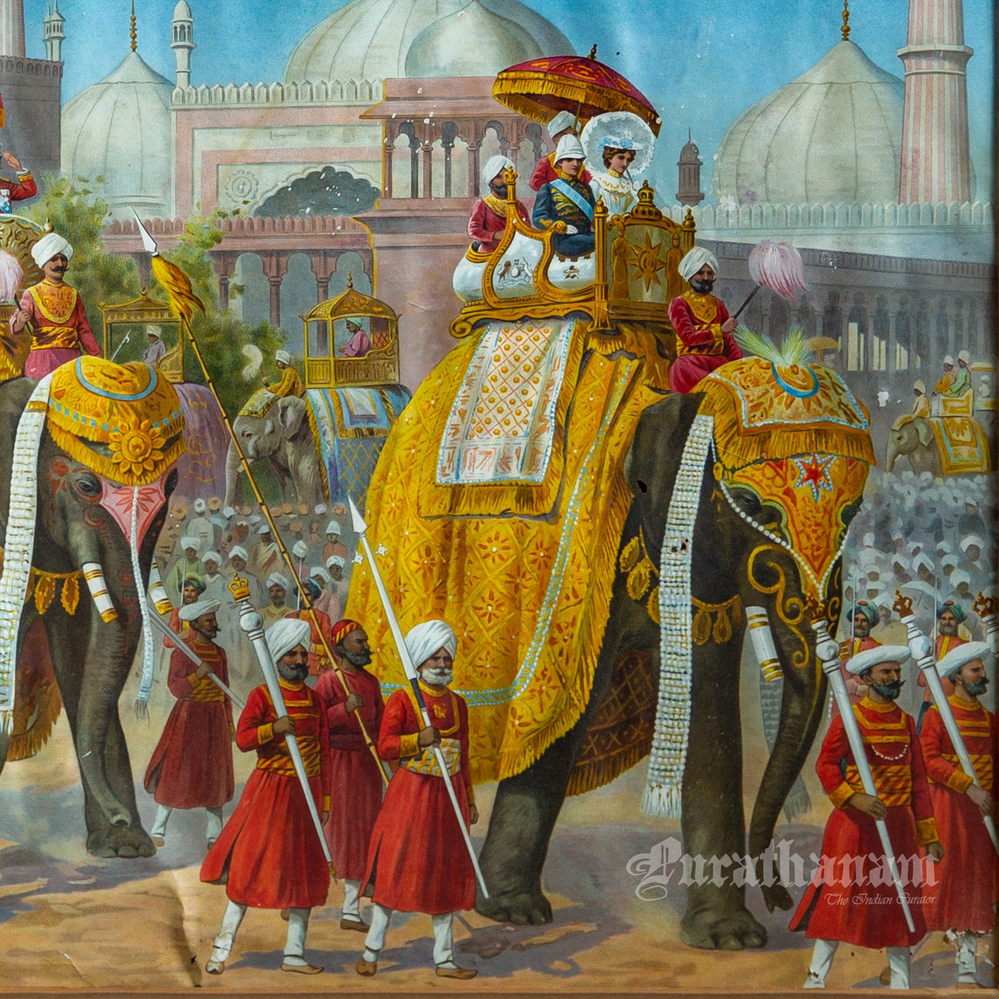 Delhi Durbar 1903 - Chromolithograph Print, London