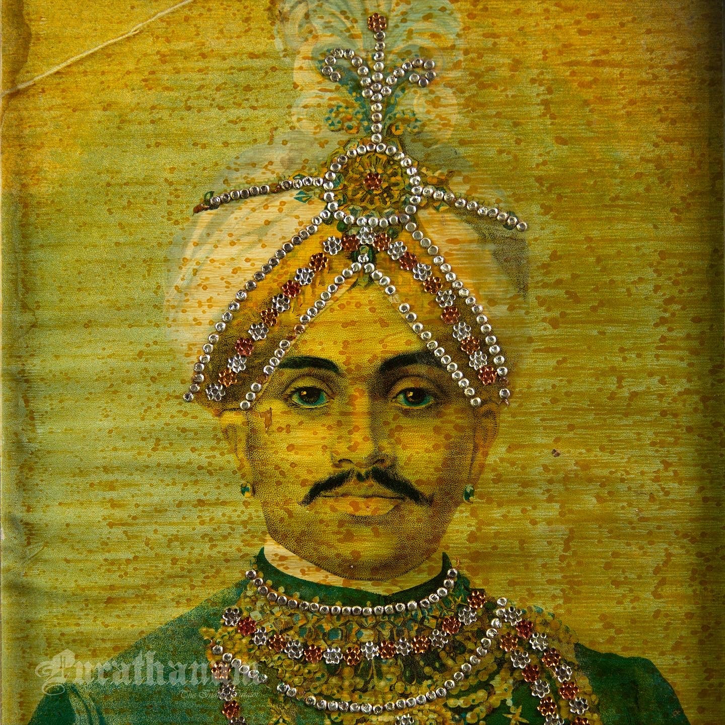 Mysore Maharaja - Lithograph Print