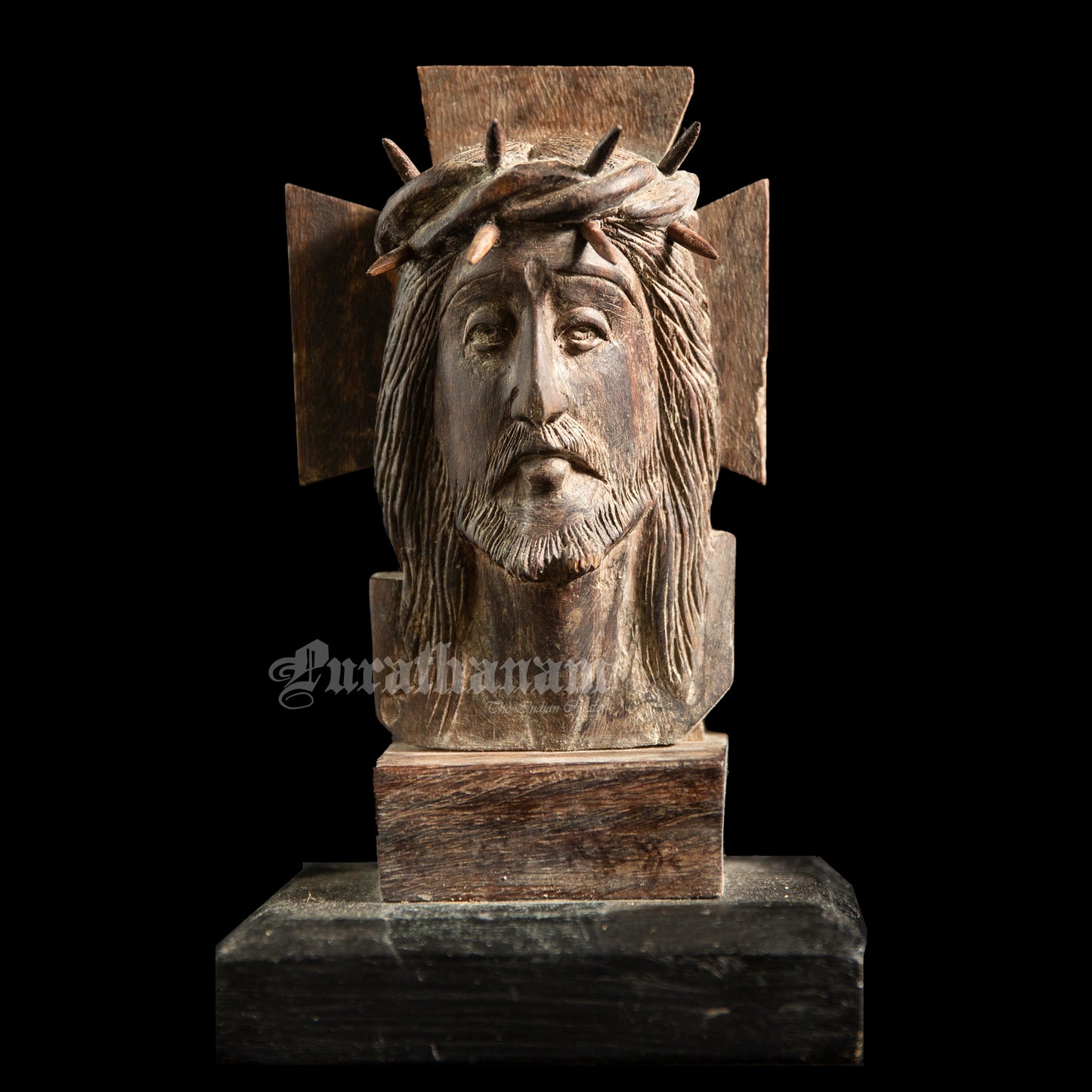 Christ Head - Rose Wood (Small)