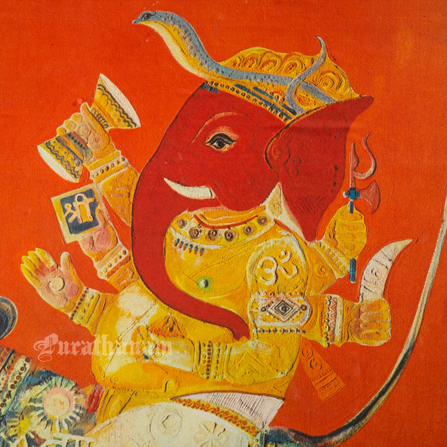 Ganesha by G. S. Adivrekar - Air-India collection (Offset Print)