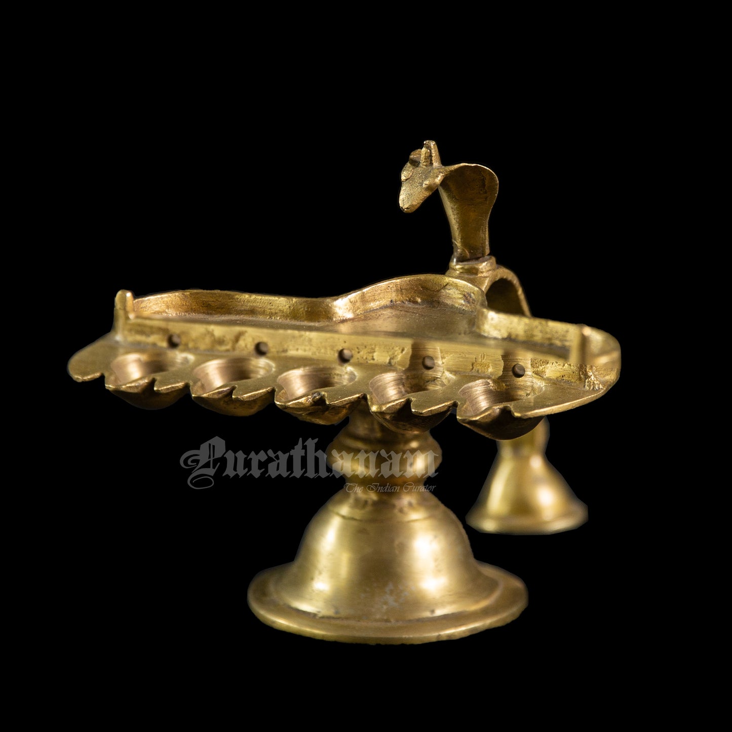 Five Wick Naga Aarti - Brass