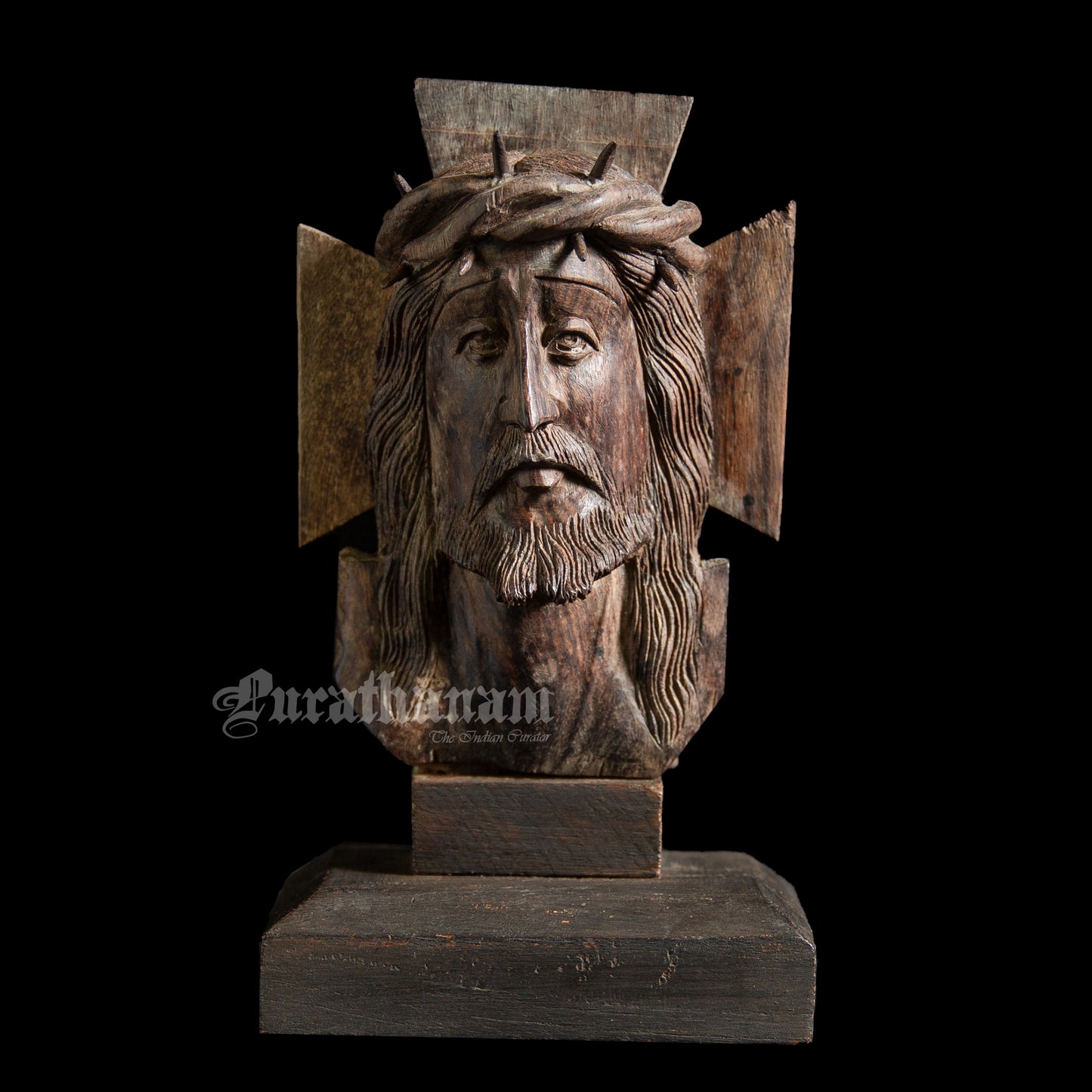 Christ Head - Rose Wood (Large)