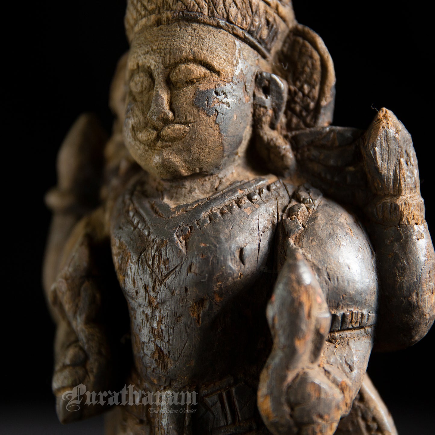 Vishnu Wooden Sculpture