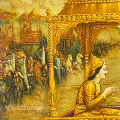 Gita Prakatay - German Oleograph Print (Vasudeo H. Pandya)