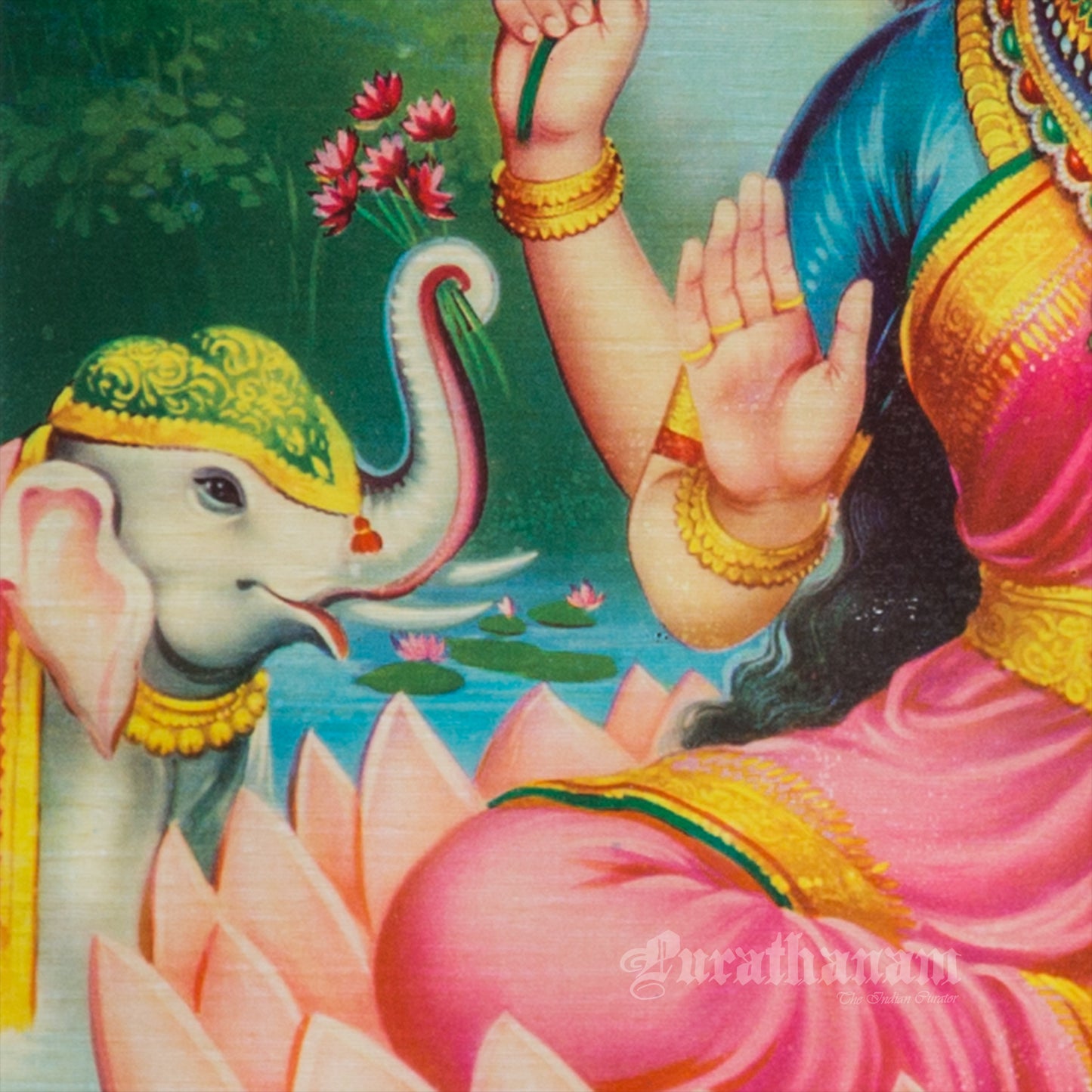 Sree Kamala Lakshmi - Kondiah Raju (Offset Print)