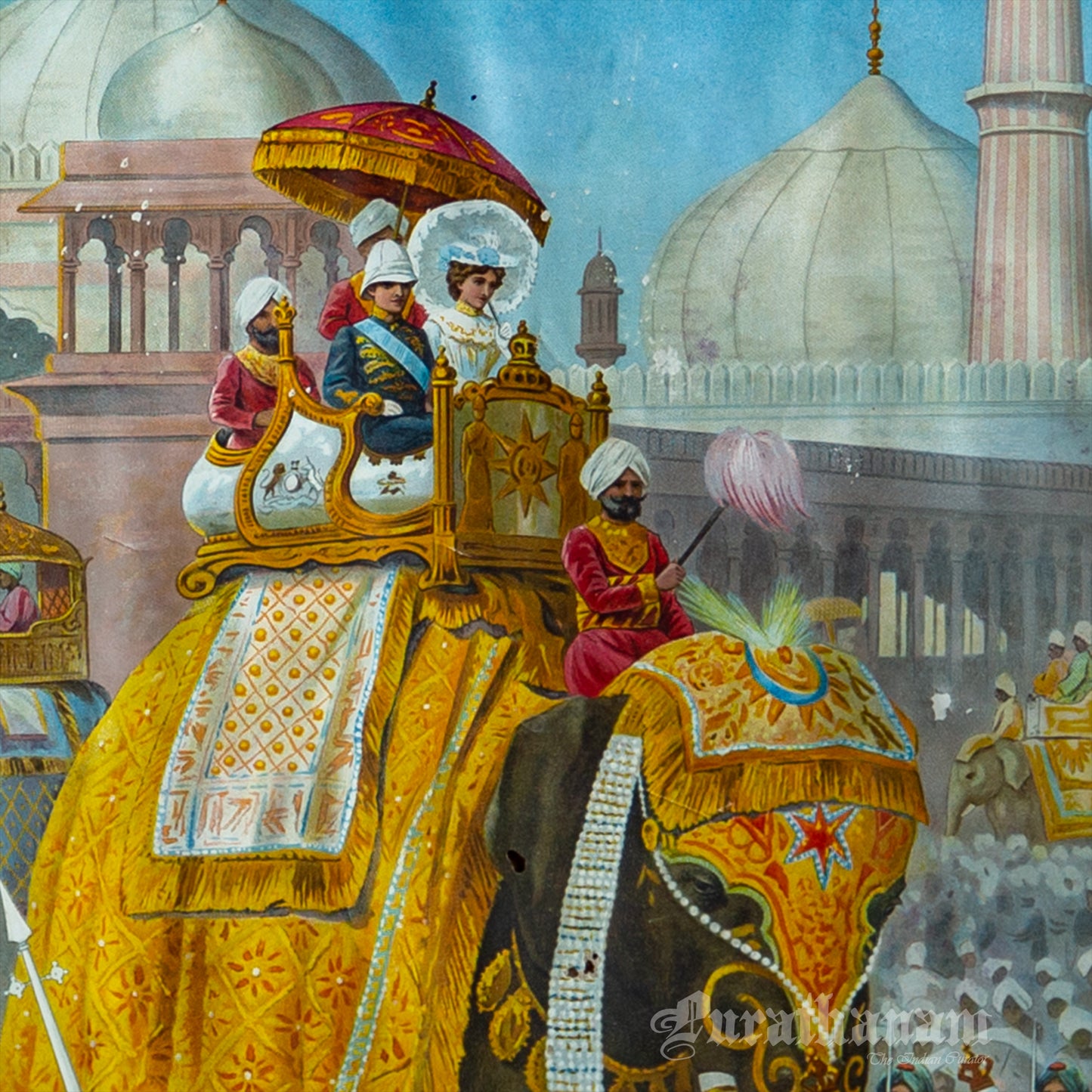 Delhi Durbar 1903 - Chromolithograph Print, London