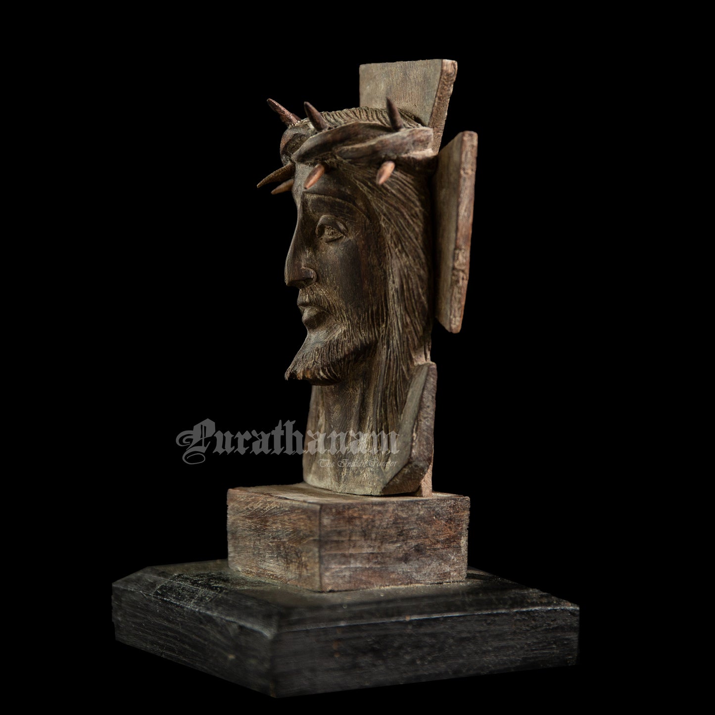 Christ Head - Rose Wood (Small)