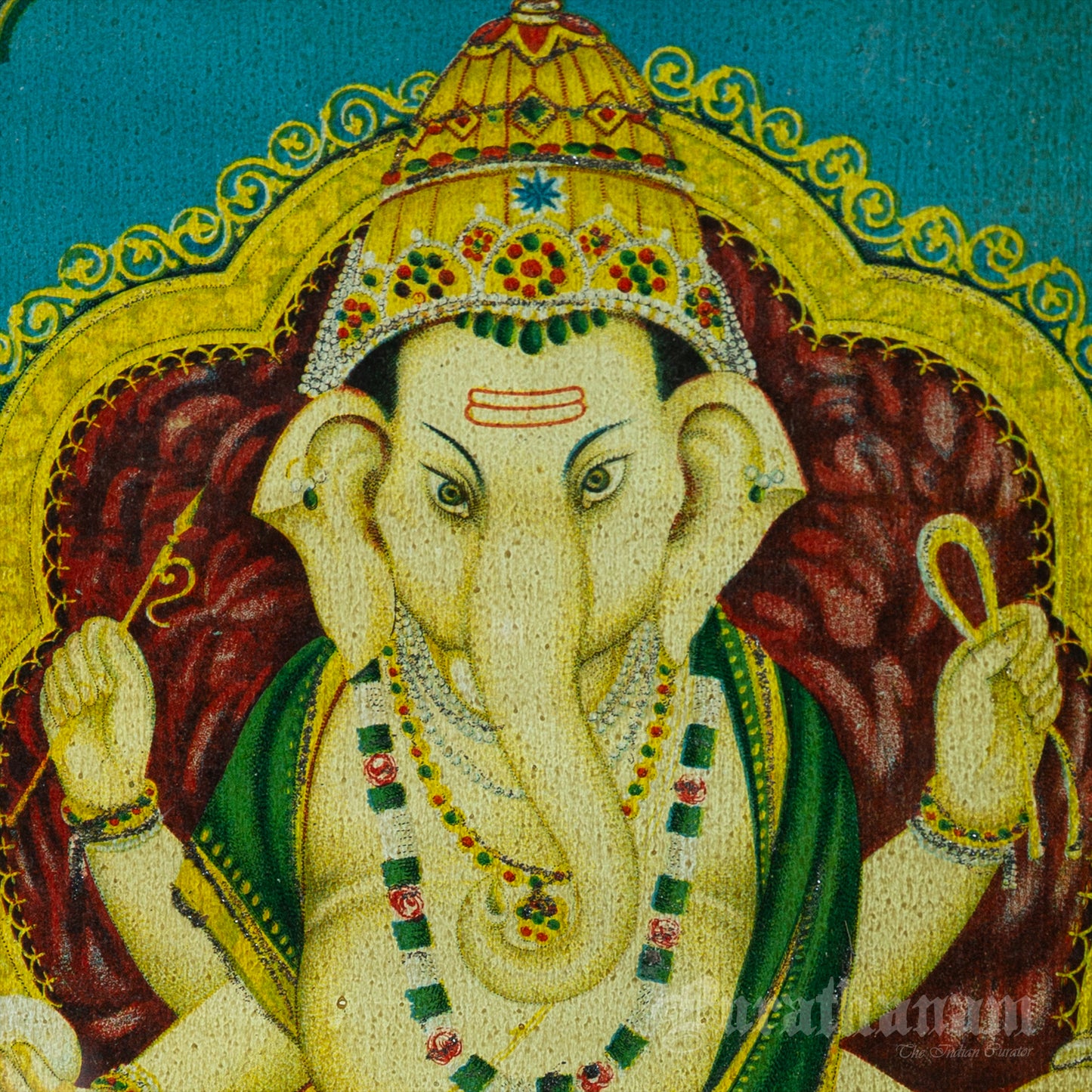 Shree Ganapati by L. M. Takor - Offset Print