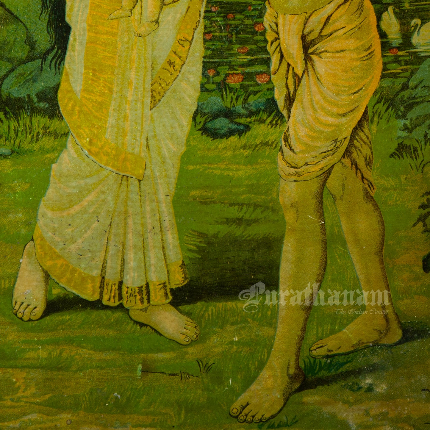 Vishwamitra Menaka (Shakuntala Janam)  by Ravi Varma   (Oleograph Print)