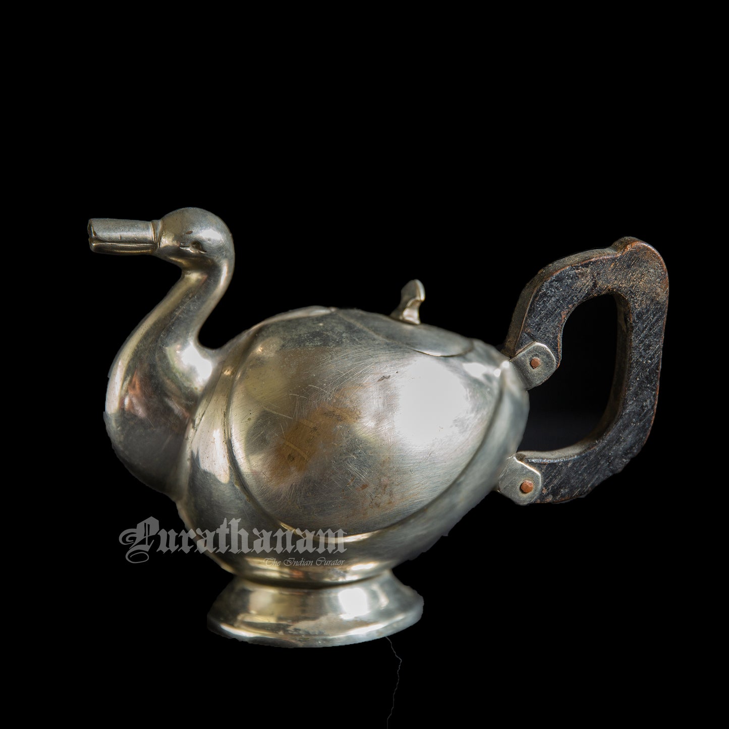 Art Deco  Duck shaped Tea Kettle - Brass