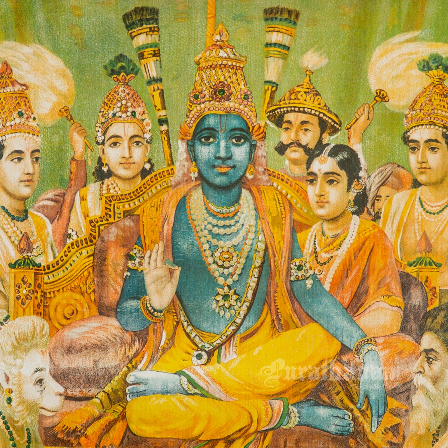 Ram Pattabhishekam by Ravi Varma