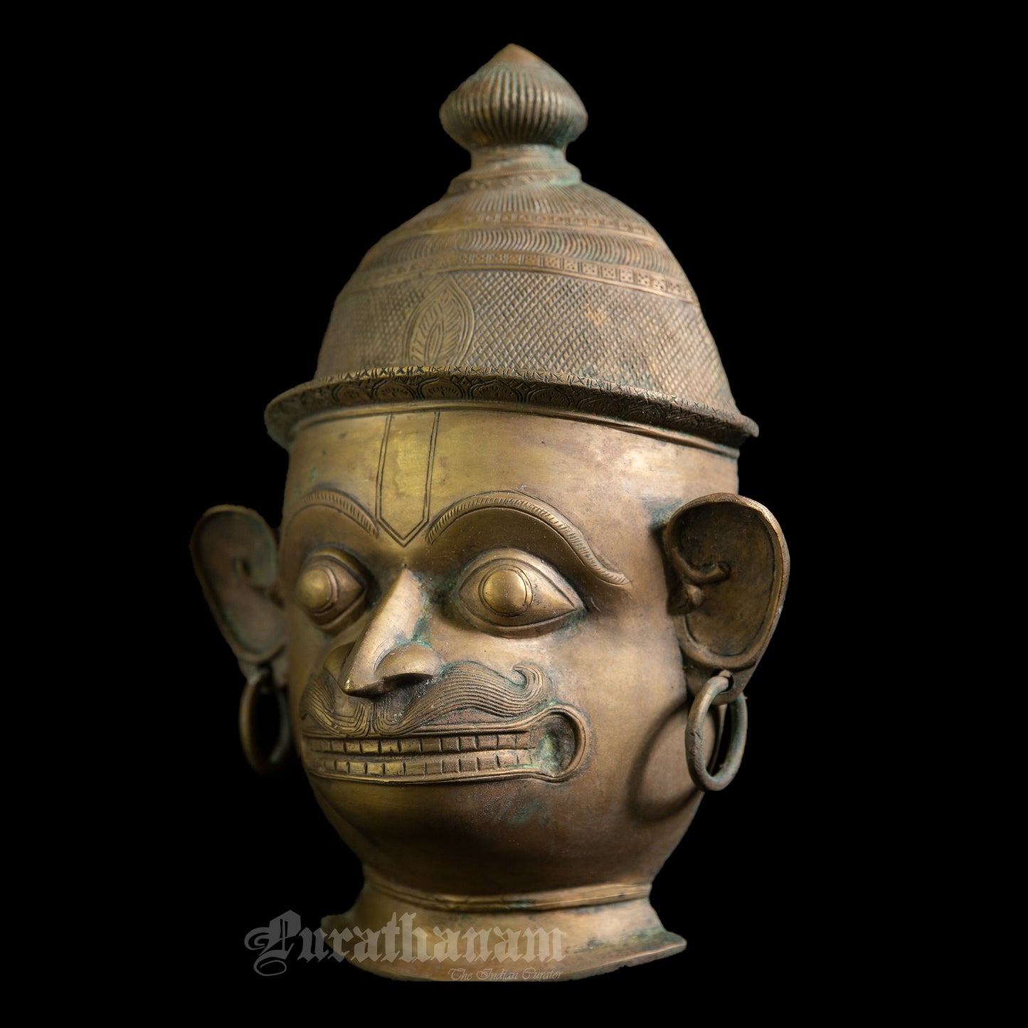 Hanuman Head - Brass